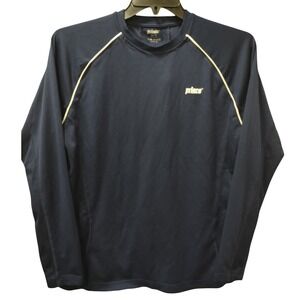 Prince Mens Medium‎ Long Sleeve Athletic Shirt Activewear Top Black